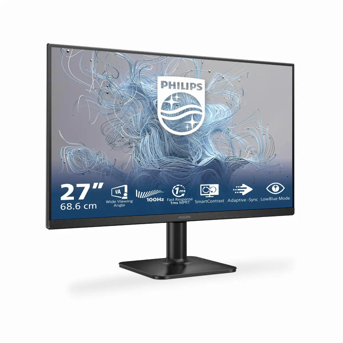 Monitor Philips 27" 27e2n1100l Va Led Wide 4ms Mm Fhd 1300:1 Black Vga Hdmi Vesa