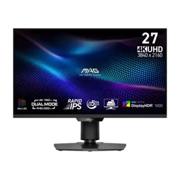 Monitor Gaming Msi 27" Mag 274Updf E16m Dual Mode 4k 160Hz - Fhd 320Hz 0,5ms Rapid IPS Mini LED Hdmi Dp 9s6-3cf09h-010