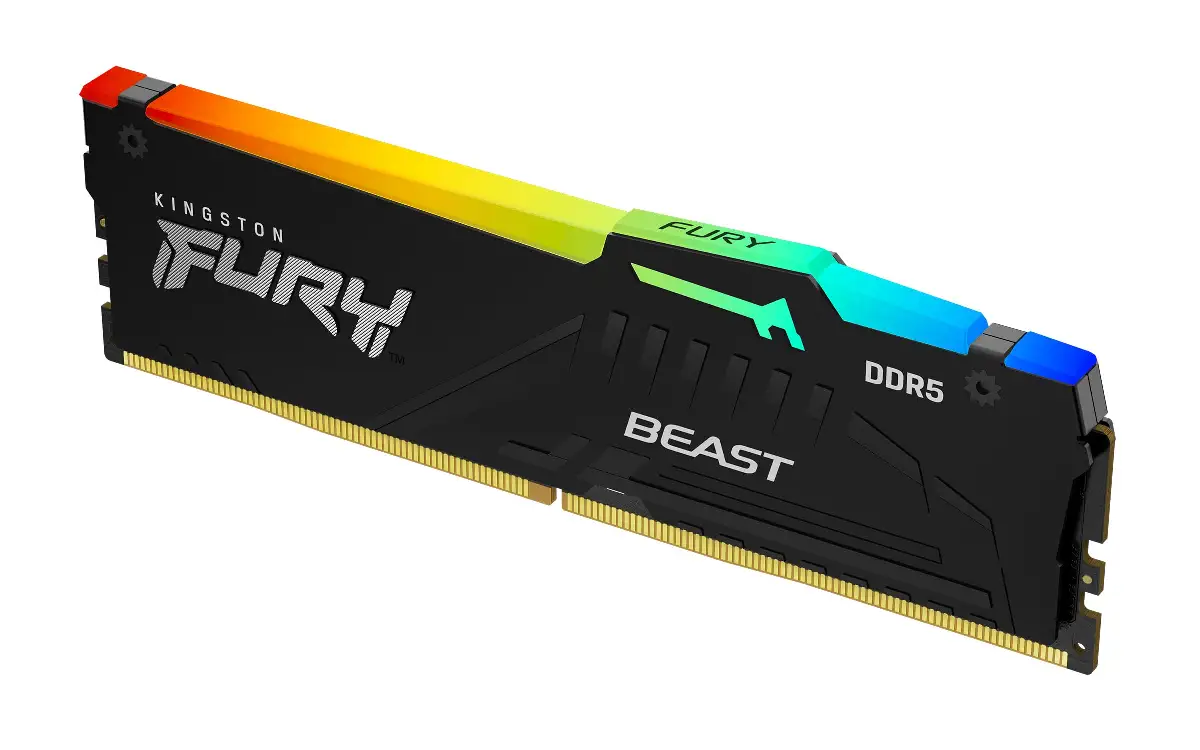 Ram 32gb 6000mhz Ddr5 Cl30 Fury Beast Black Rgb Kingston Kf560c30bbea-32