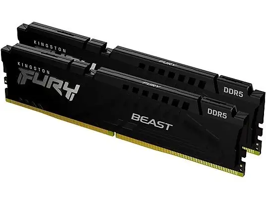 Ram 32gb (2x16gb) 6000mhz Ddr5 Cl30 Fury Beast Black Kingston kf560c30bbek2-32