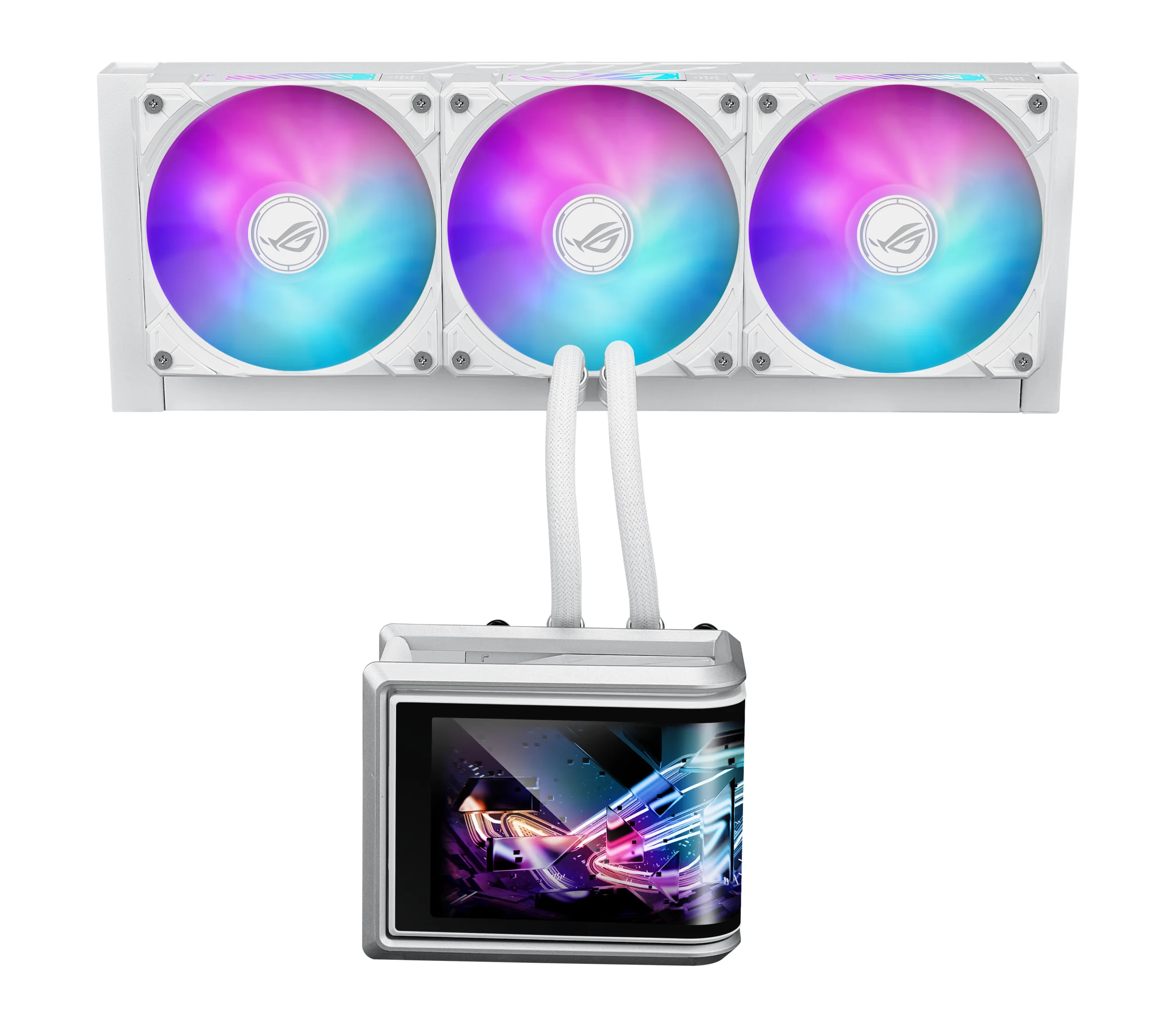 ASUS ROG Ryuo IV SLC 360 ARGB White Edition Processore Raffreddatore di liquidi tutto in uno 12 cm Bianco