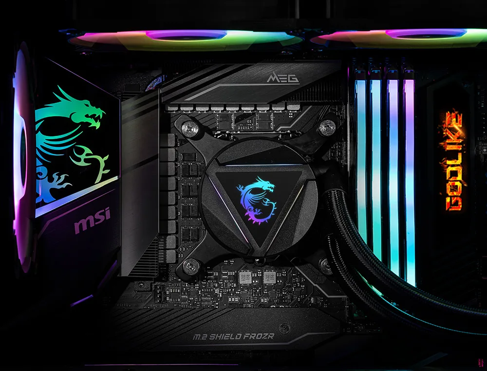 MSI MAG CORELIQUID 360R V2 sistema di raffreddamento per computer Scheda madre, Processore Kit di raffreddamento a liquido 12 cm Nero