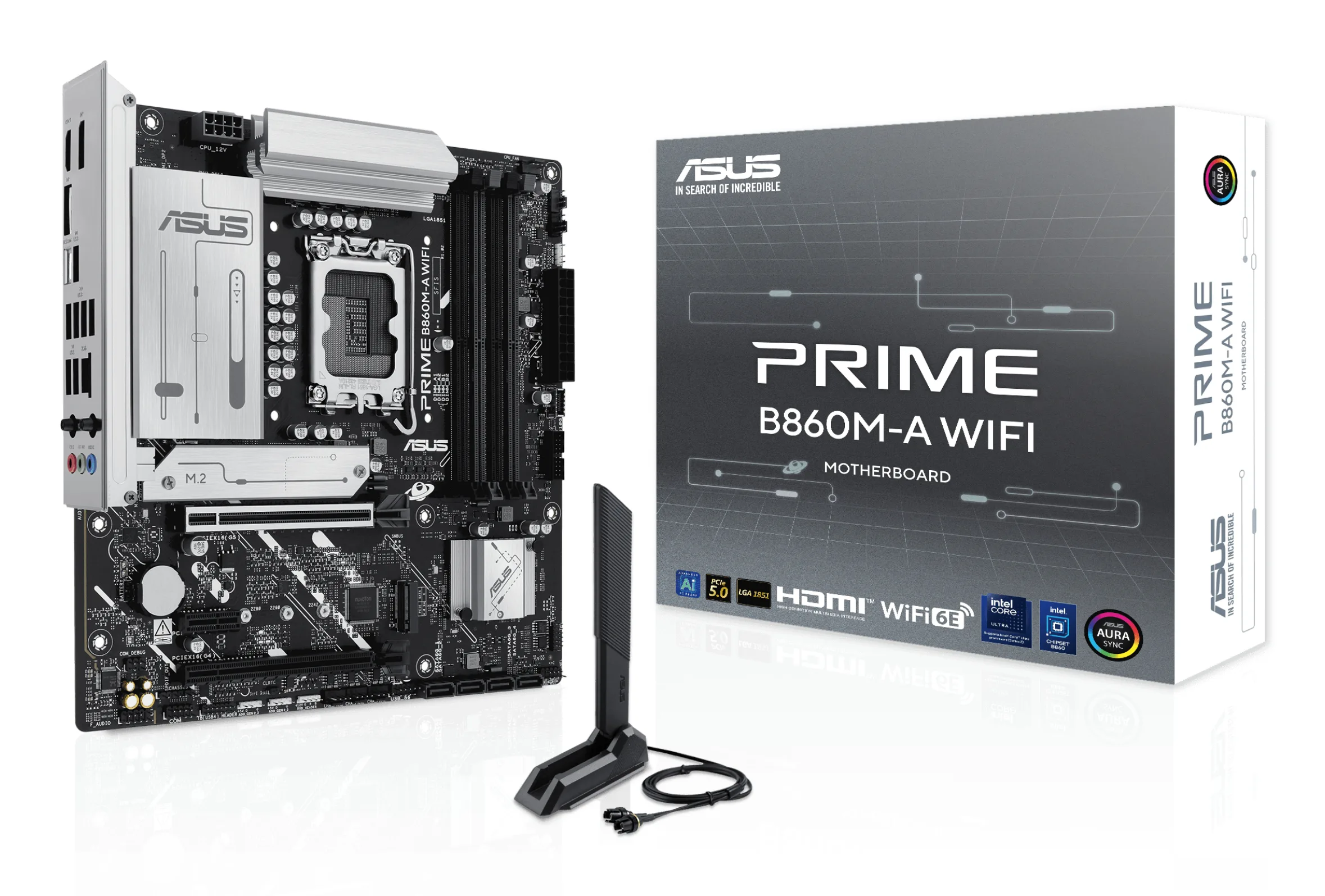 ASUS PRIME B860M A WIFI Intel B860 LGA 1851 (Socket V1) micro ATX