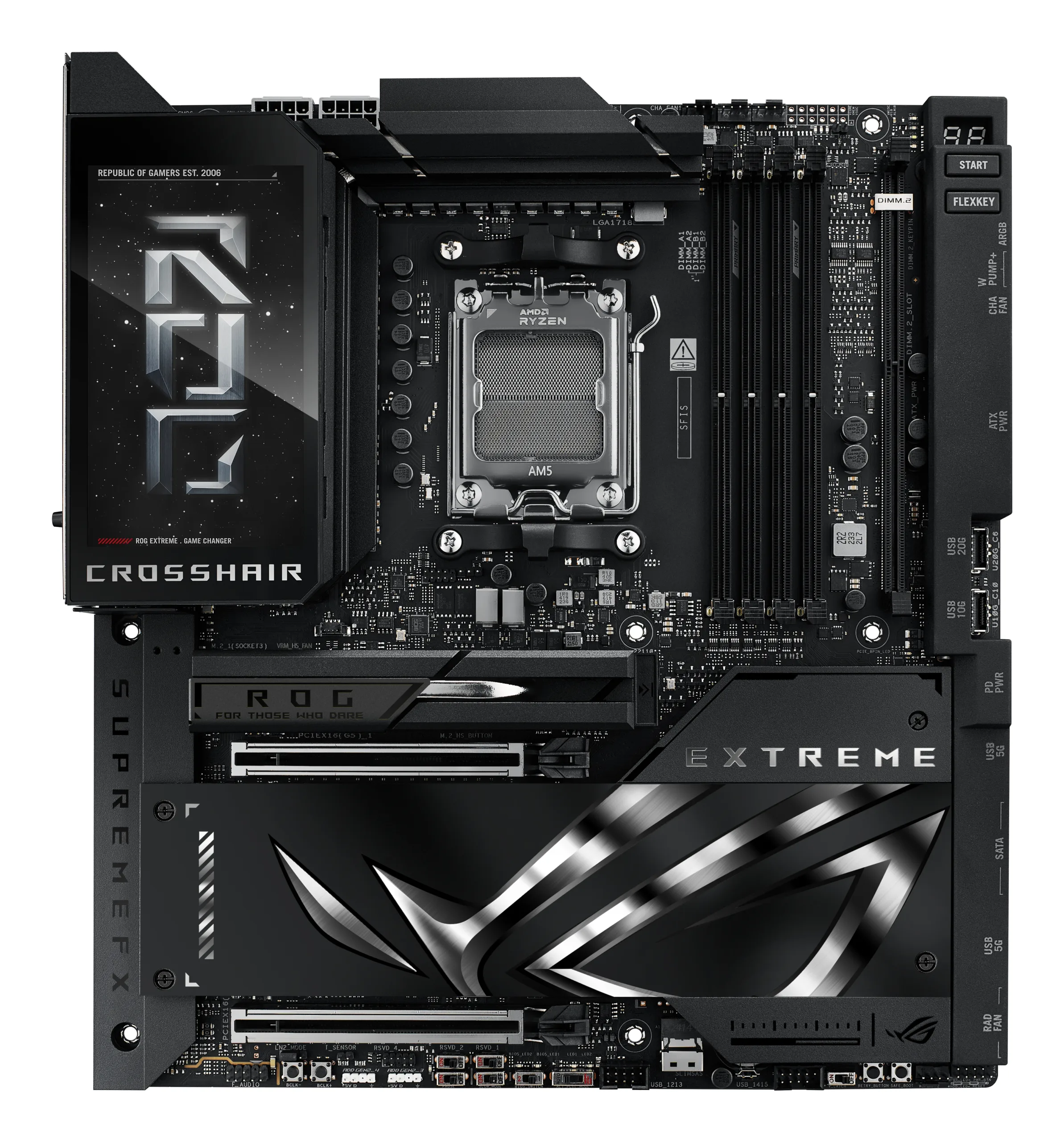 ASUS ROG CROSSHAIR X870E EXTREME AMD X870E Socket AM5 ATX esteso