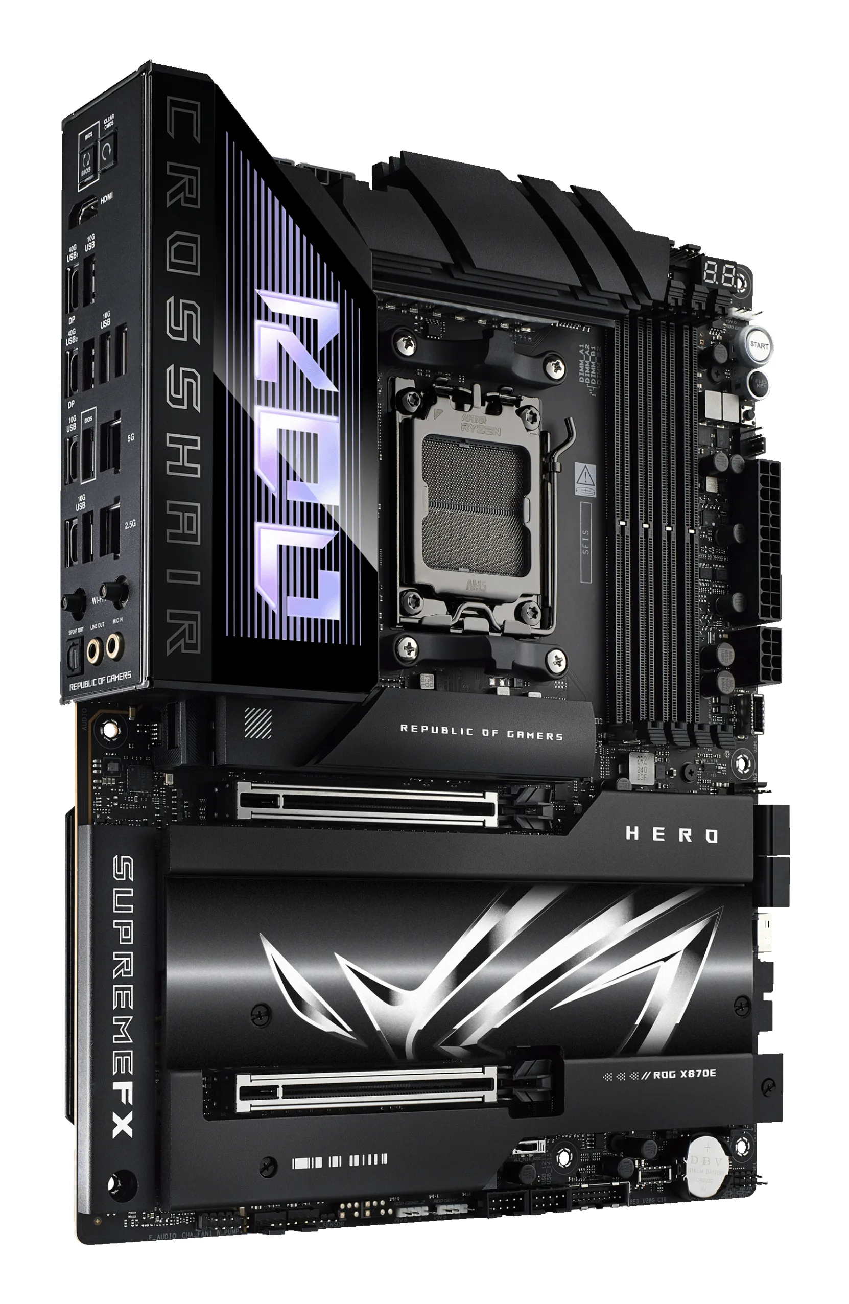 ASUS ROG CROSSHAIR X870E HERO AMD X870E Socket AM5 ATX