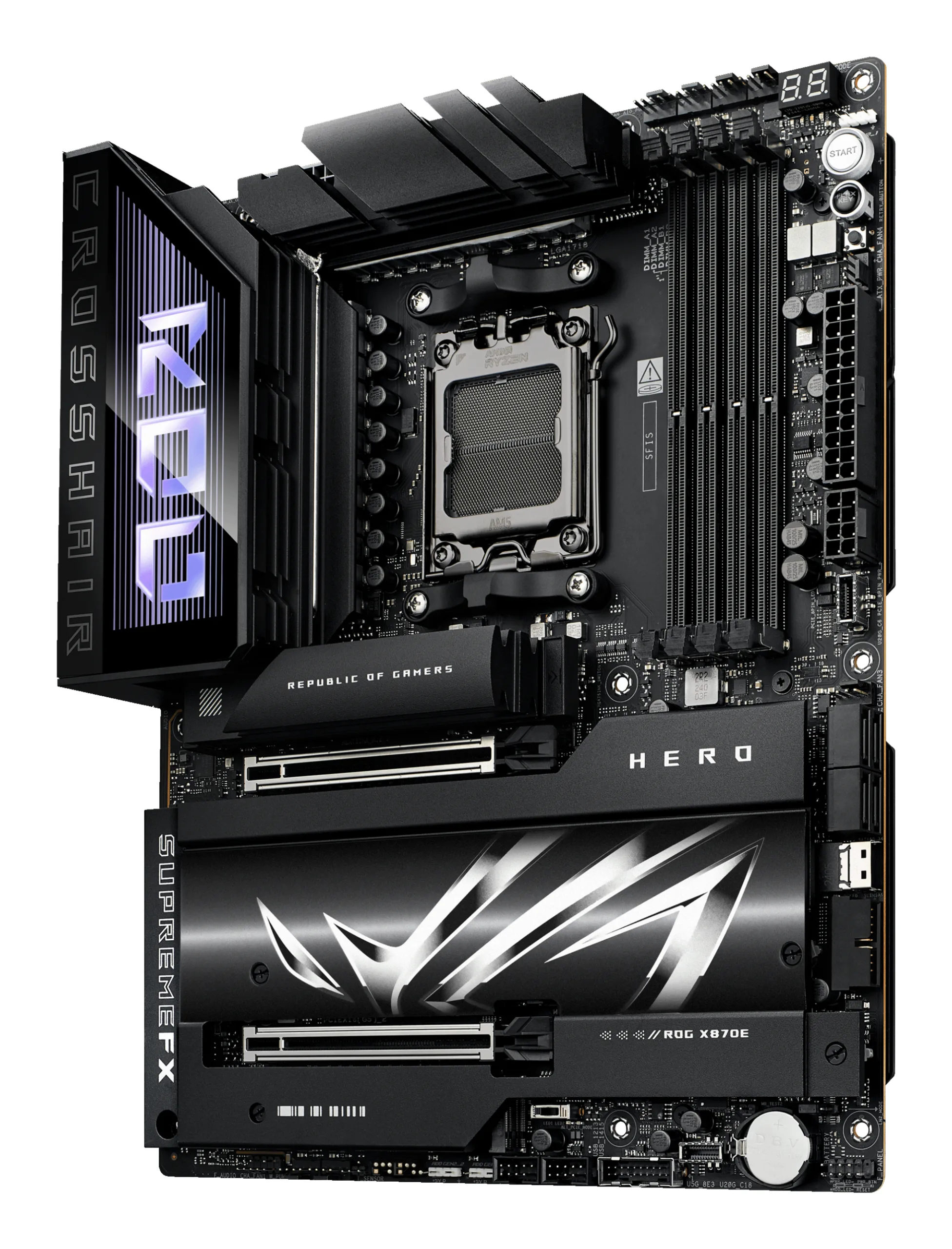 ASUS ROG CROSSHAIR X870E HERO AMD X870E Socket AM5 ATX