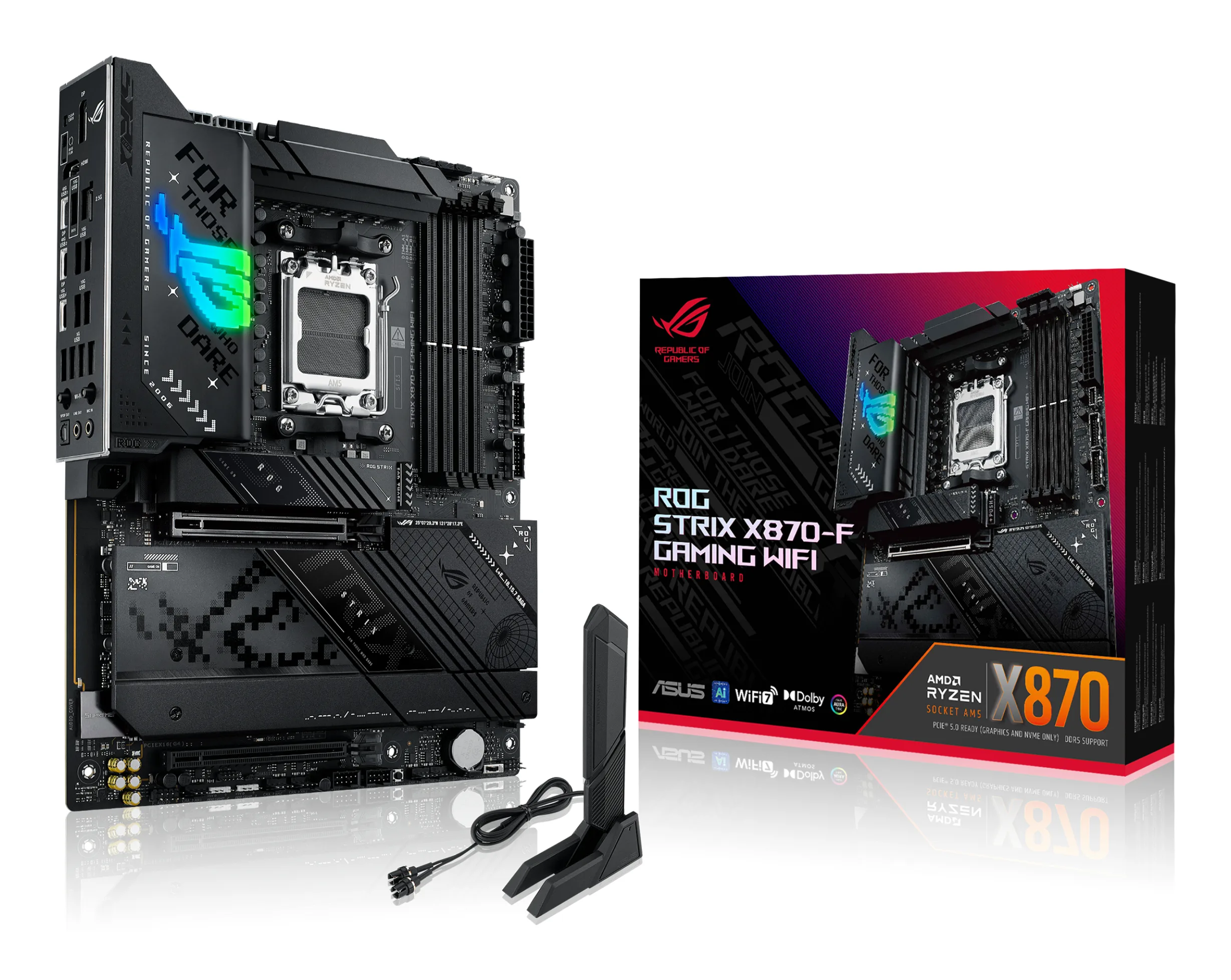 ASUS ROG STRIX X870 F GAMING WIFI AMD X870 Socket AM5 ATX
