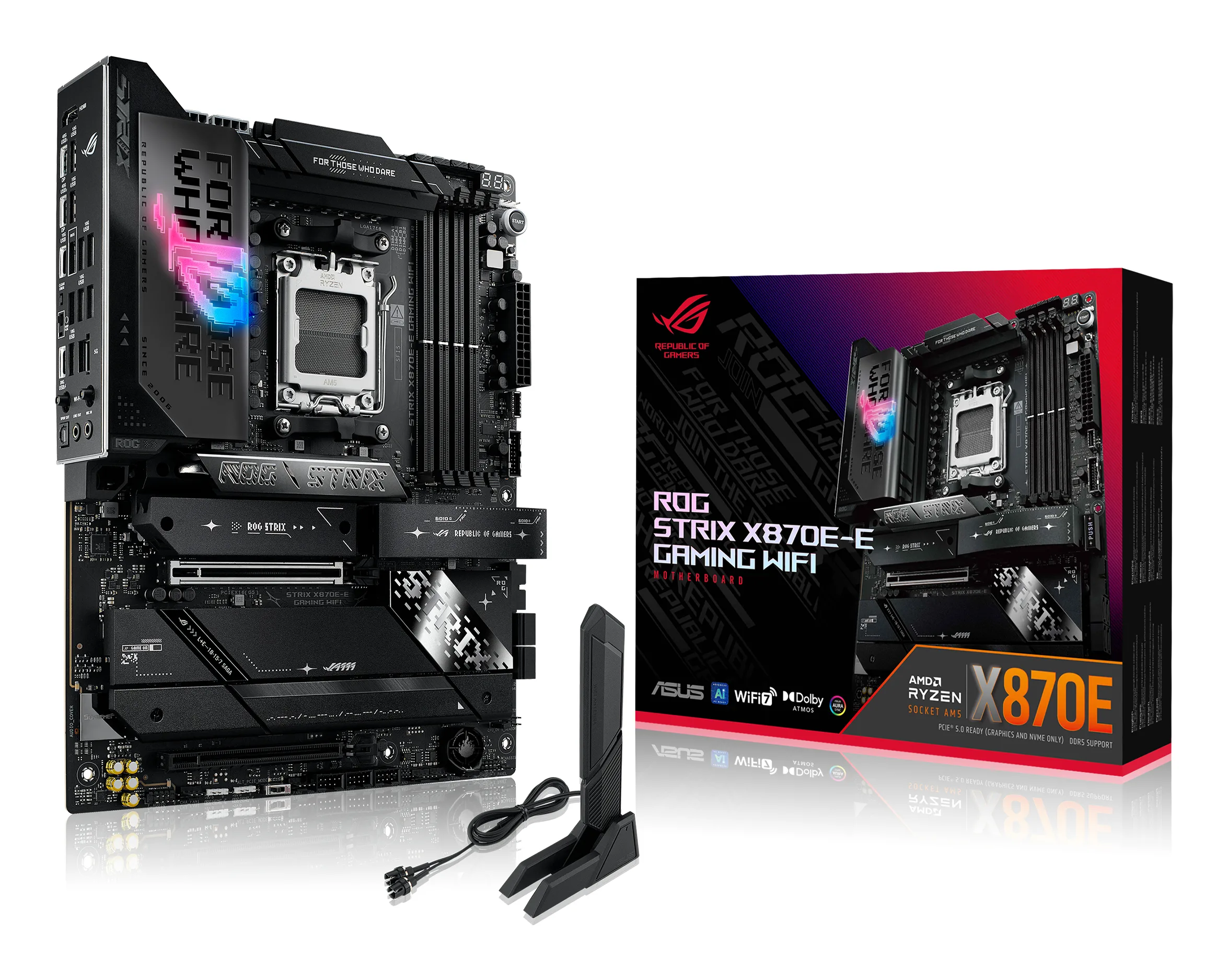 ASUS ROG STRIX X870E E GAMING WIFI AMD X870E Socket AM5 ATX