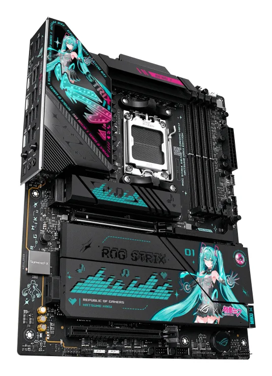 ASUS ROG STRIX X870E H GAMING WIFI7 HATSUNE MIKU EDITION AMD X870E Socket AM5 ATX