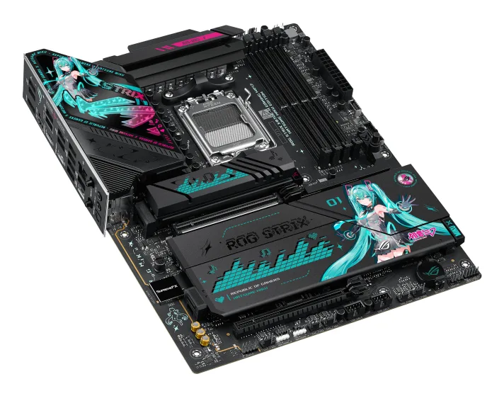 ASUS ROG STRIX X870E H GAMING WIFI7 HATSUNE MIKU EDITION AMD X870E Socket AM5 ATX
