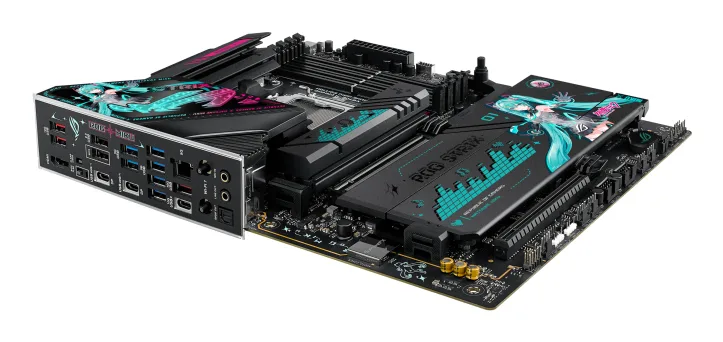 ASUS ROG STRIX X870E H GAMING WIFI7 HATSUNE MIKU EDITION AMD X870E Socket AM5 ATX