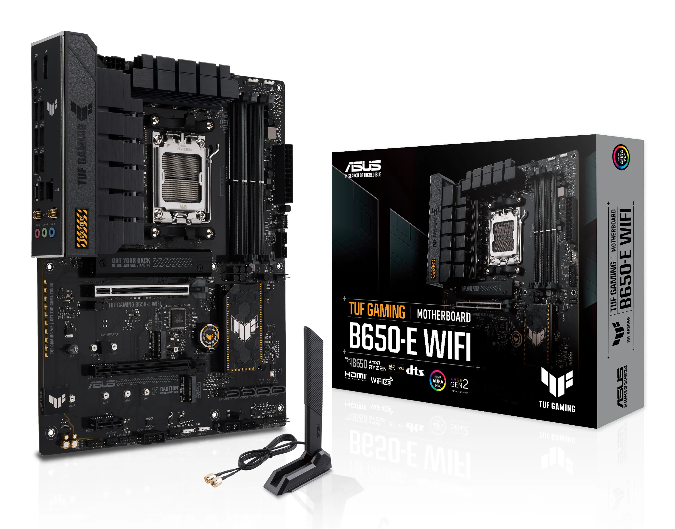 ASUS TUF GAMING B650 E WIFI AMD B650 Socket AM5 ATX