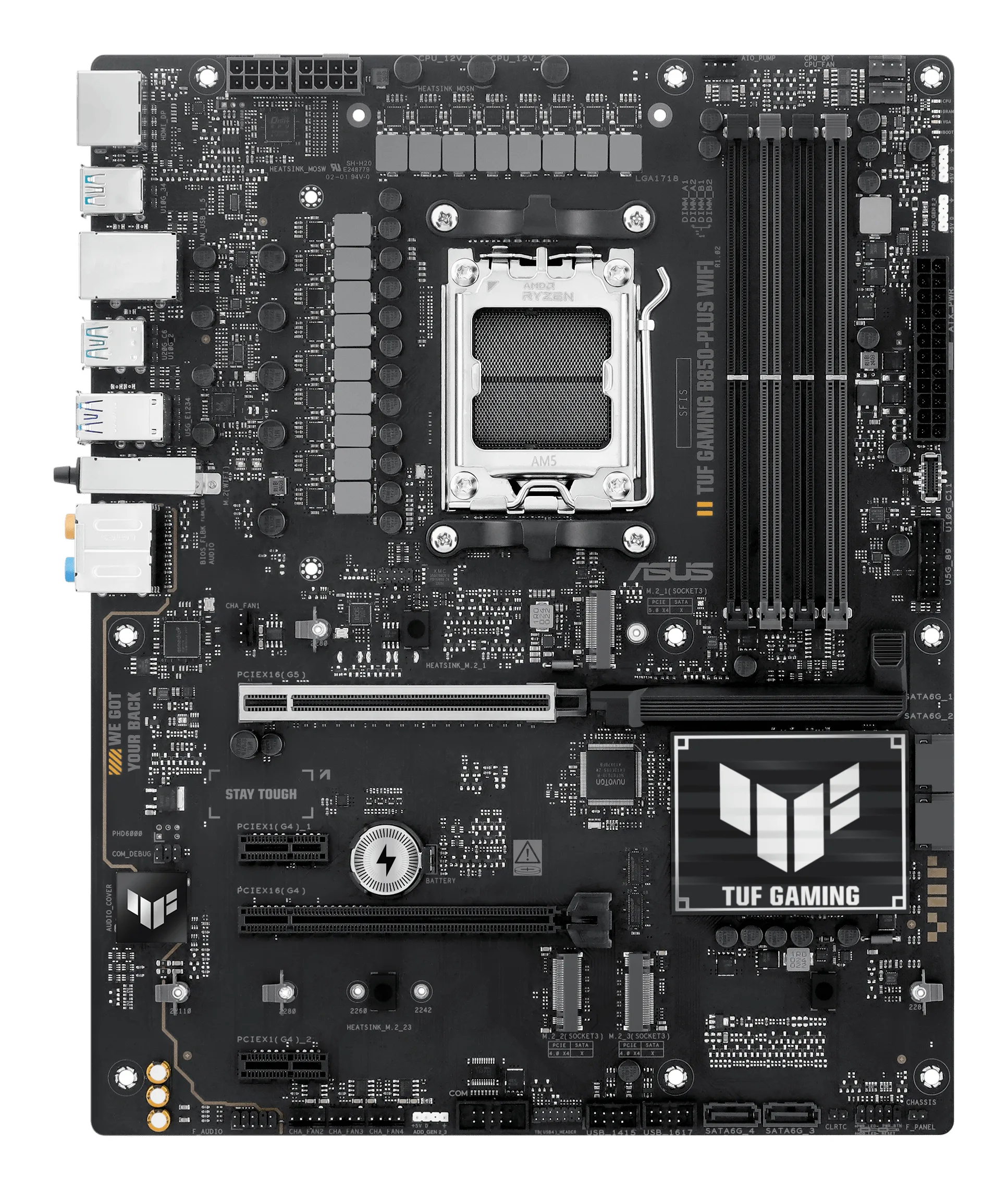 ASUS TUF GAMING B850 PLUS WIFI AMD B850 Socket AM5 ATX