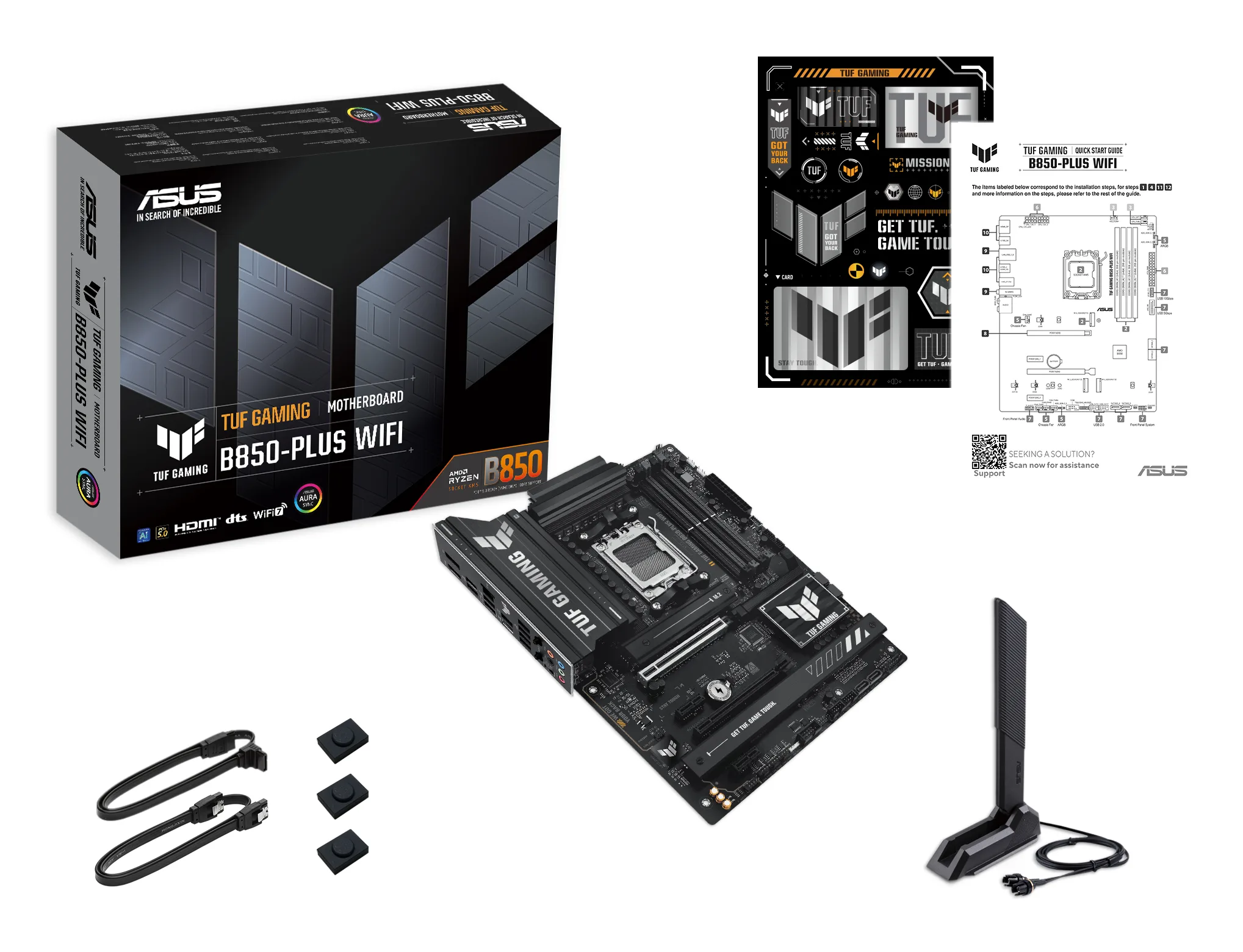ASUS TUF GAMING B850 PLUS WIFI AMD B850 Socket AM5 ATX