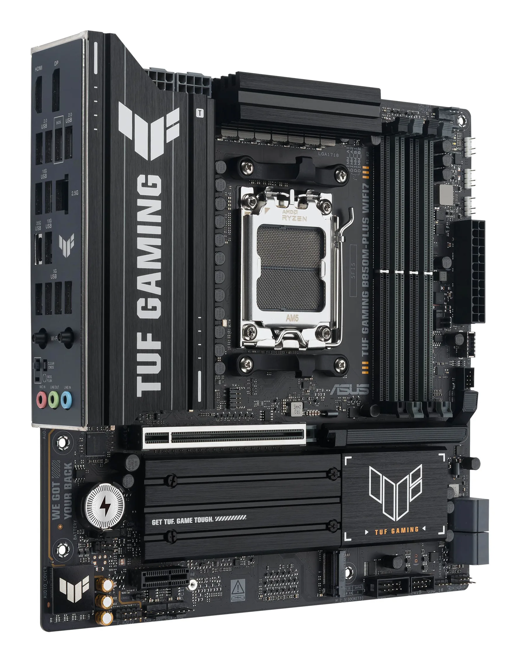 ASUS TUF GAMING B850M PLUS WIFI7 AMD B850 Socket AM5 micro ATX