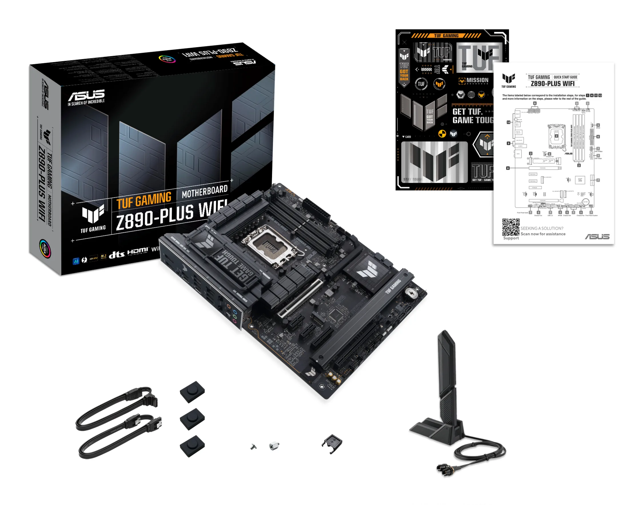 ASUS TUF GAMING Z890 PLUS WIFI Intel Z890 LGA 1851 (Socket V1) ATX