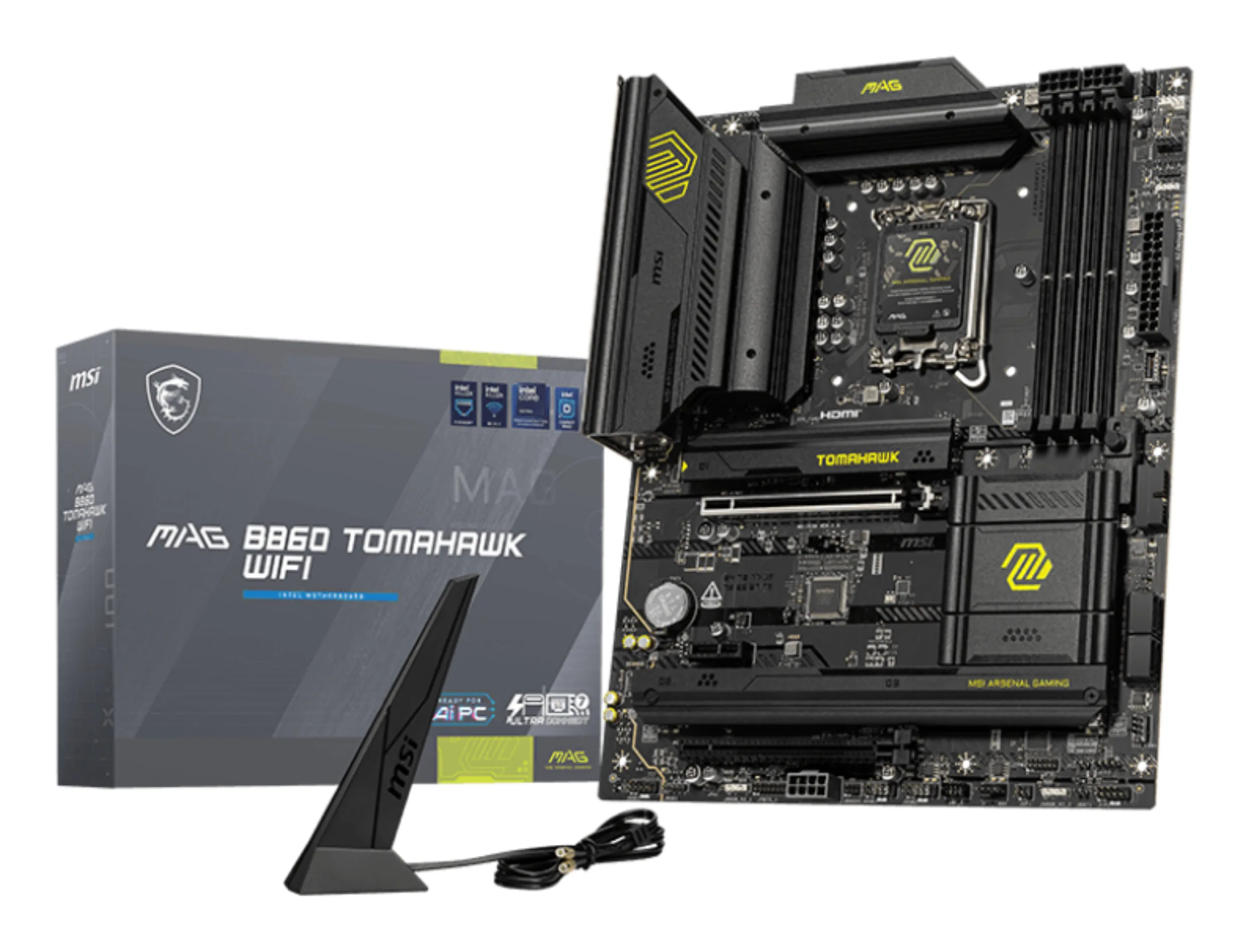 MSI MAG B860 TOMAHAWK WIFI scheda madre Intel B860 LGA 1851 (Socket V1) ATX