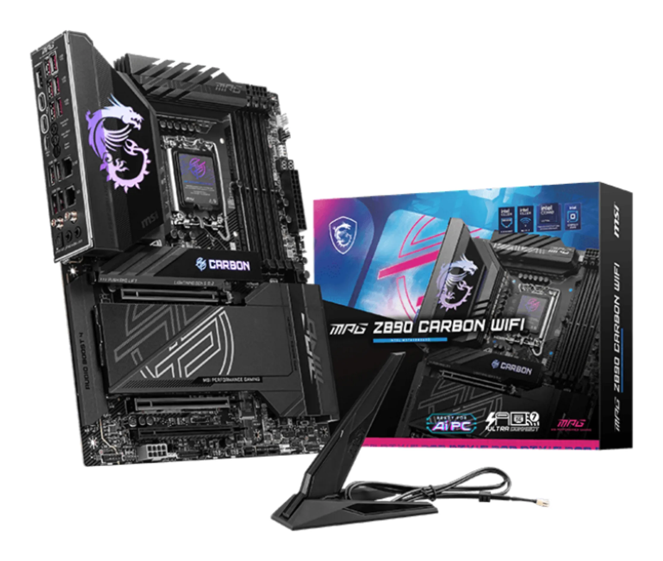 MSI MPG Z890 CARBON WIFI scheda madre Intel Z890 LGA 1851 (Socket V1) ATX