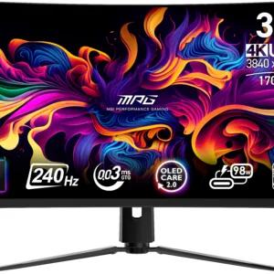 MSI MPG 321CURX QD OLED Monitor PC 80 cm (31.5") 3840 x 2160 Pixel 4K Ultra HD Nero