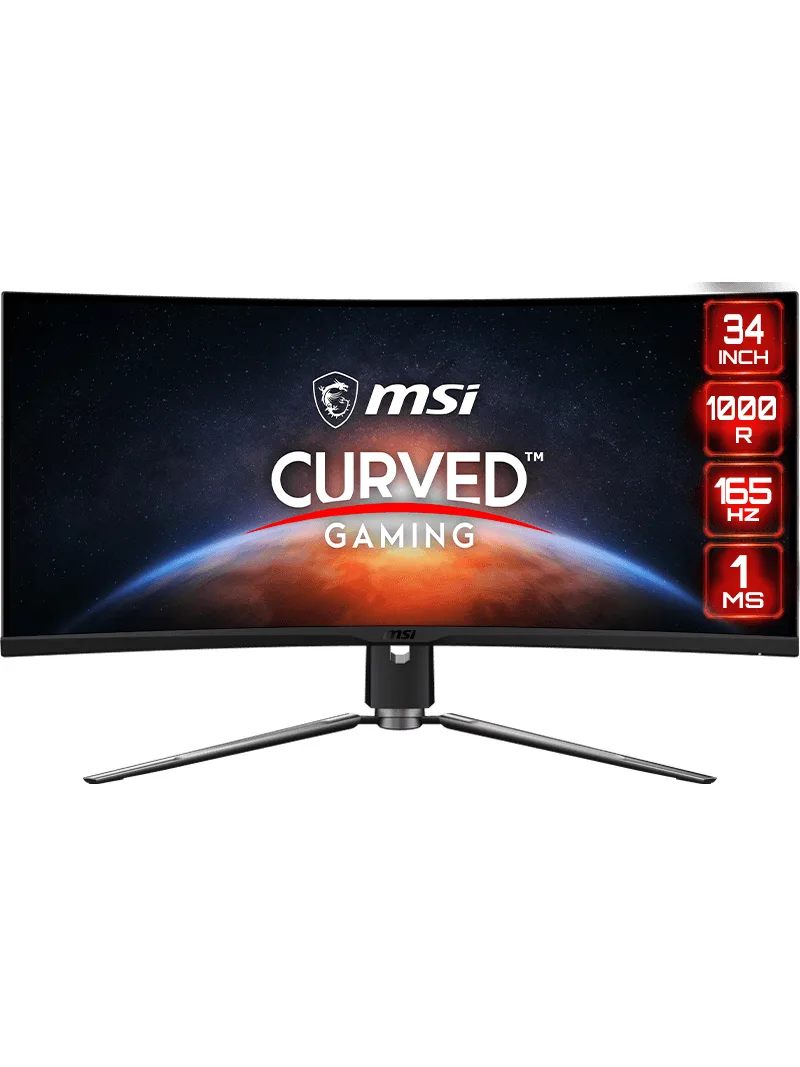 MSI MPG Artymis 343CQR Monitor PC 86,4 cm (34") 3440 x 1440 Pixel UltraWide Quad HD LCD Nero