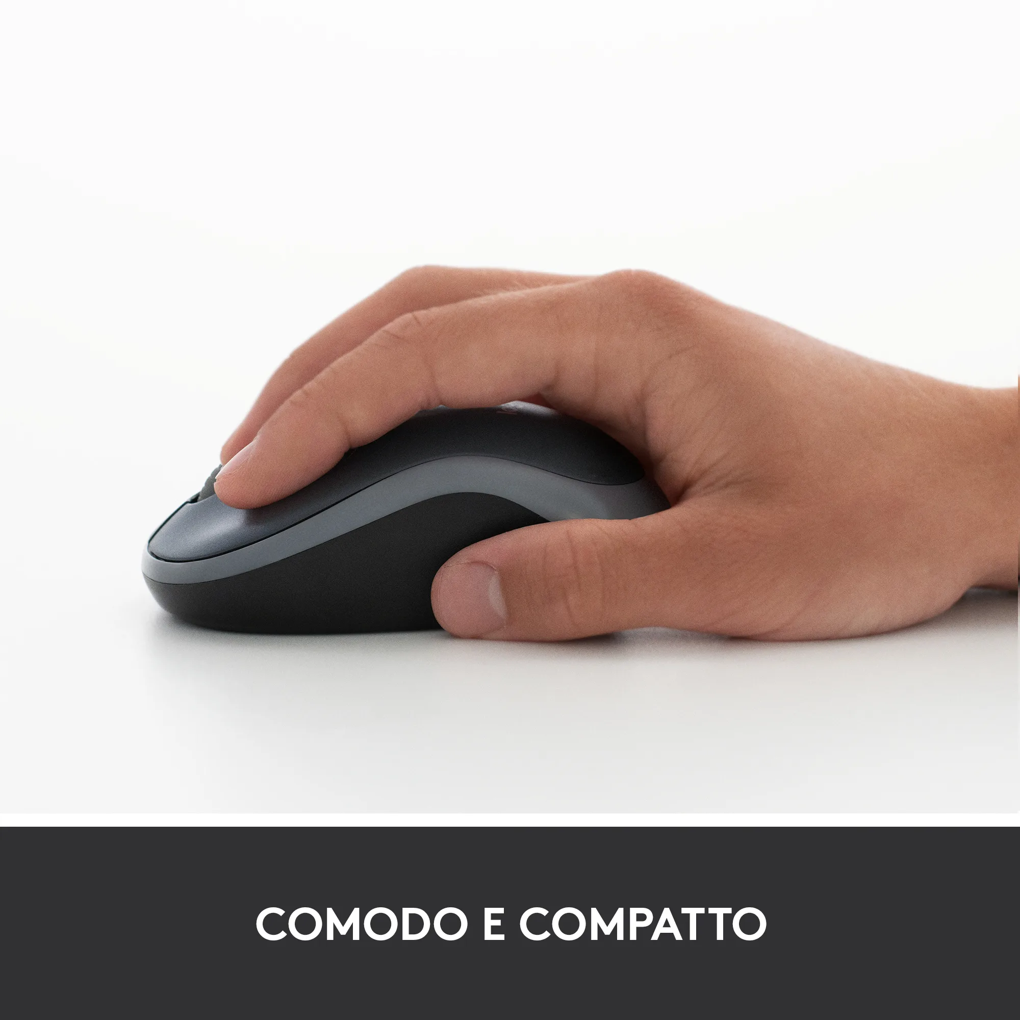 Logitech M185 mouse wireless (nero)