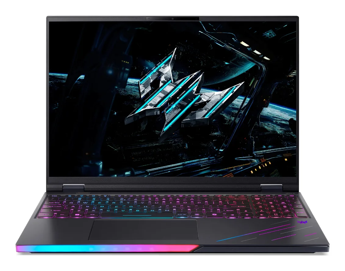 Acer Predator PH16 73 98RF Intel Core Ultra 9 275HX Computer portatile 40,6 cm (16") WQXGA 64 GB DDR5 SDRAM 3 TB SSD NVIDIA GeForce RTX 5090 Wi Fi 7 (802.11be) Windows 11 Home Italiano Nero