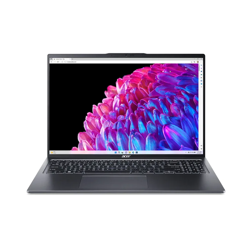 Acer Swift Go 14 SFG16 72 79MF Intel Core Ultra 7 155U Computer portatile 40,6 cm (16") WQXGA+ 16 GB DDR5 SDRAM 512 GB SSD Wi Fi 6E (802.11ax) Windows 11 Home Italiano Grigio