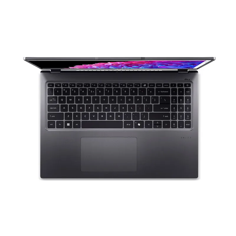 Acer Swift Go 14 SFG16 72 79MF Intel Core Ultra 7 155U Computer portatile 40,6 cm (16") WQXGA+ 16 GB DDR5 SDRAM 512 GB SSD Wi Fi 6E (802.11ax) Windows 11 Home Italiano Grigio