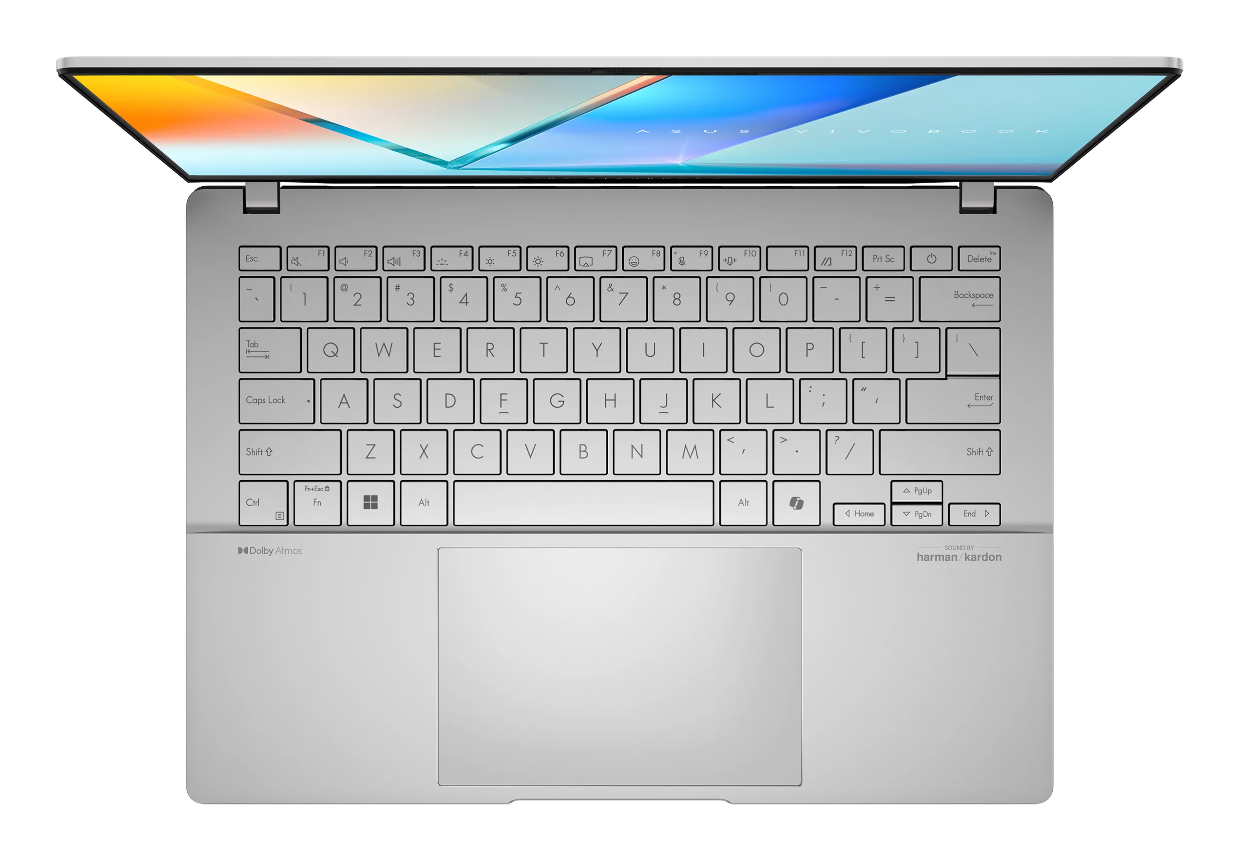 ASUS Vivobook S14 M5406KA QD015W AMD Ryzen AI 5 340 Computer portatile 35,6 cm (14") WUXGA 16 GB LPDDR5x SDRAM 512 GB SSD Wi Fi 6E (802.11ax) Windows 11 Home Tedesco Argento