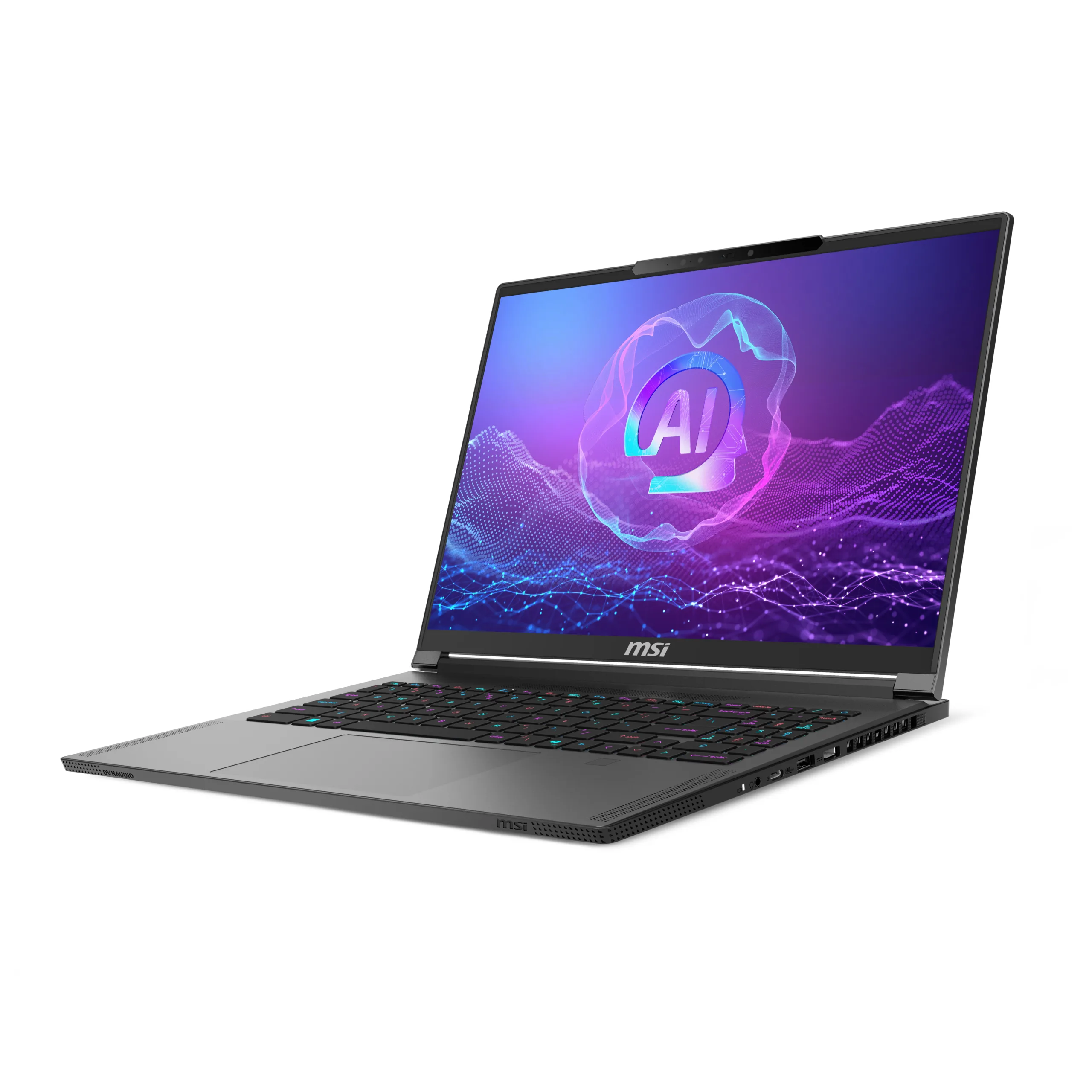 MSI Creator A16 AI+ A3HVFG 285XIT AMD Ryzen AI 9 365 Computer portatile 40,6 cm (16") Quad HD+ 32 GB LPDDR5x SDRAM 1 TB SSD NVIDIA GeForce RTX 4060 Wi Fi 7 (802.11be) FreeDOS Grigio
