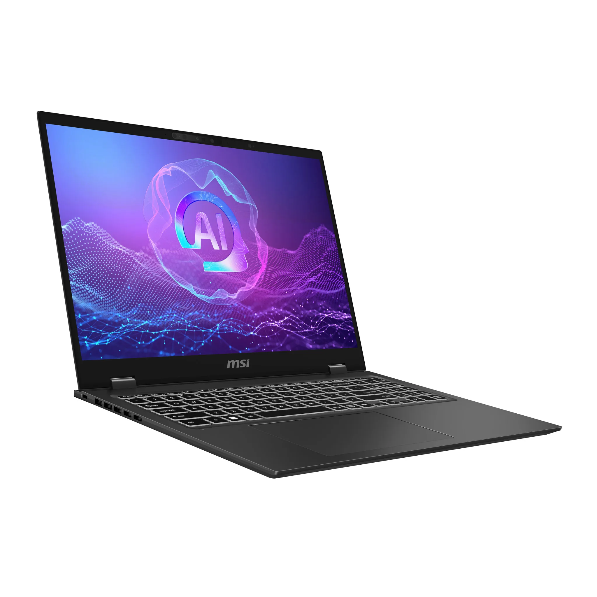 MSI PrestigePro 16 AI B2HVEG 255IT Intel Core Ultra 7 255H Computer portatile 40,6 cm (16") Quad HD+ 32 GB LPDDR5x SDRAM 1 TB SSD NVIDIA GeForce RTX 4050 Wi Fi 7 (802.11be) Windows 11 Home Grigio