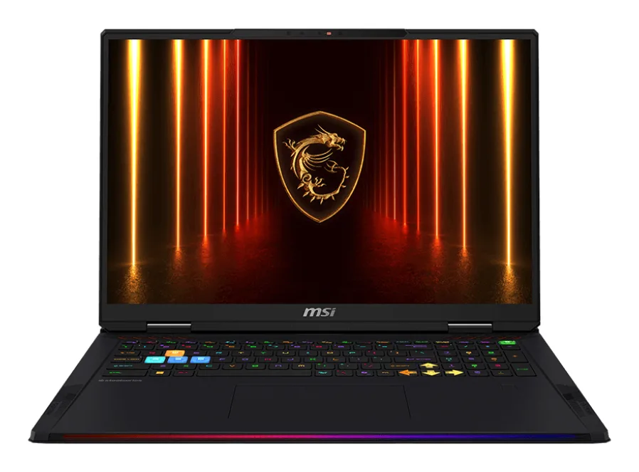 MSI Raider 18 HX AI A2XWIG 067IT Intel Core Ultra 9 285HX Computer portatile 45,7 cm (18") UHD+ 64 GB DDR5 SDRAM 4 TB SSD NVIDIA GeForce RTX 5080 Wi Fi 7 (802.11be) Windows 11 Pro Italiano Nero