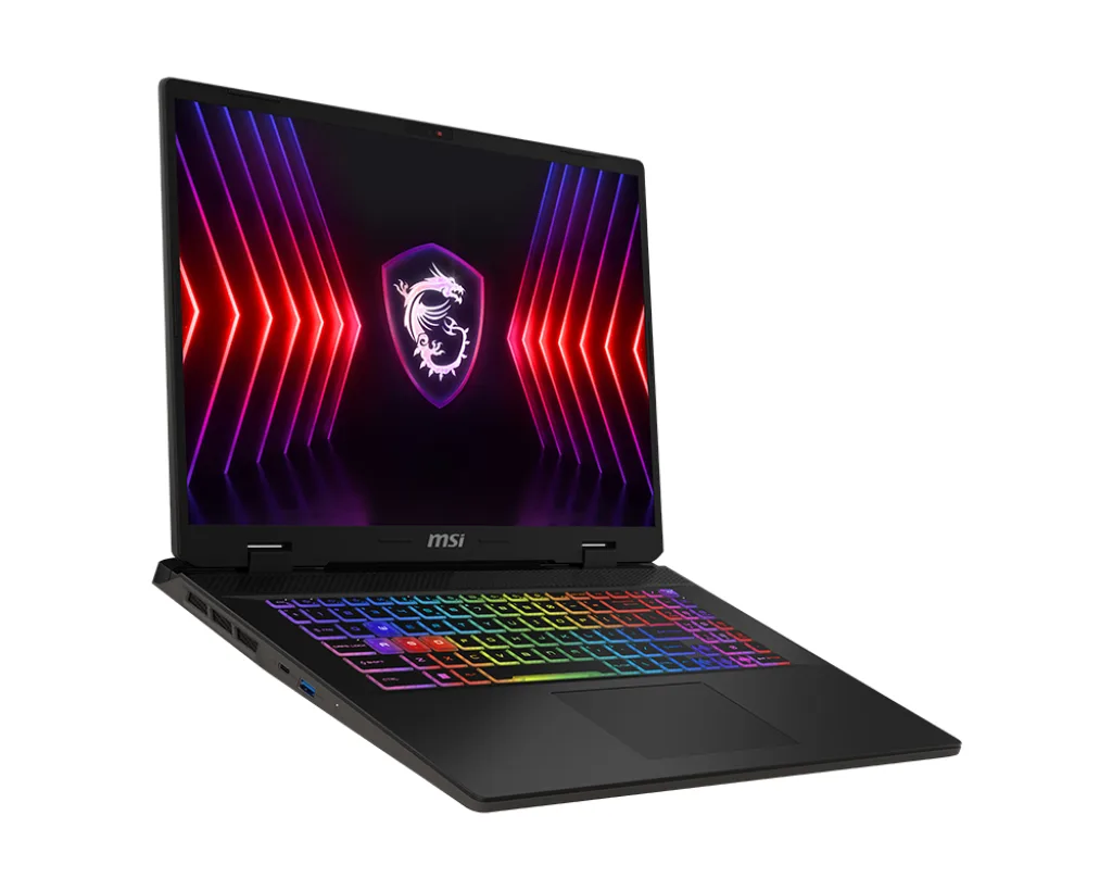 MSI Sword 17 HX B14VGKG 062XIT Intel® Core™ i7 i7 14700HX Computer portatile 43,2 cm (17") Full HD+ 16 GB DDR5 SDRAM 1 TB SSD NVIDIA GeForce RTX 4070 Wi Fi 6E (802.11ax) FreeDOS Nero