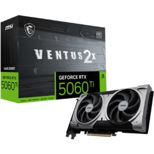 MSI VENTUS GeForce RTX 5060 TI 16G 2X OC PLUS NVIDIA 16 GB GDDR7