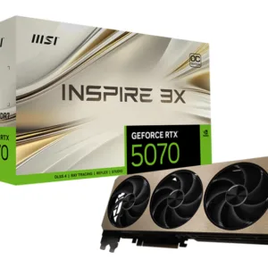 MSI GeForce RTX 5070 12G INSPIRE 3X OC NVIDIA 12 GB GDDR7