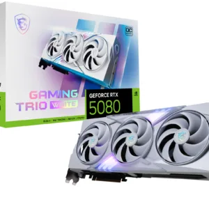 MSI GAMING GEFORCE RTX 5080 16G TRIO OC WHITE scheda video NVIDIA 16 GB GDDR7