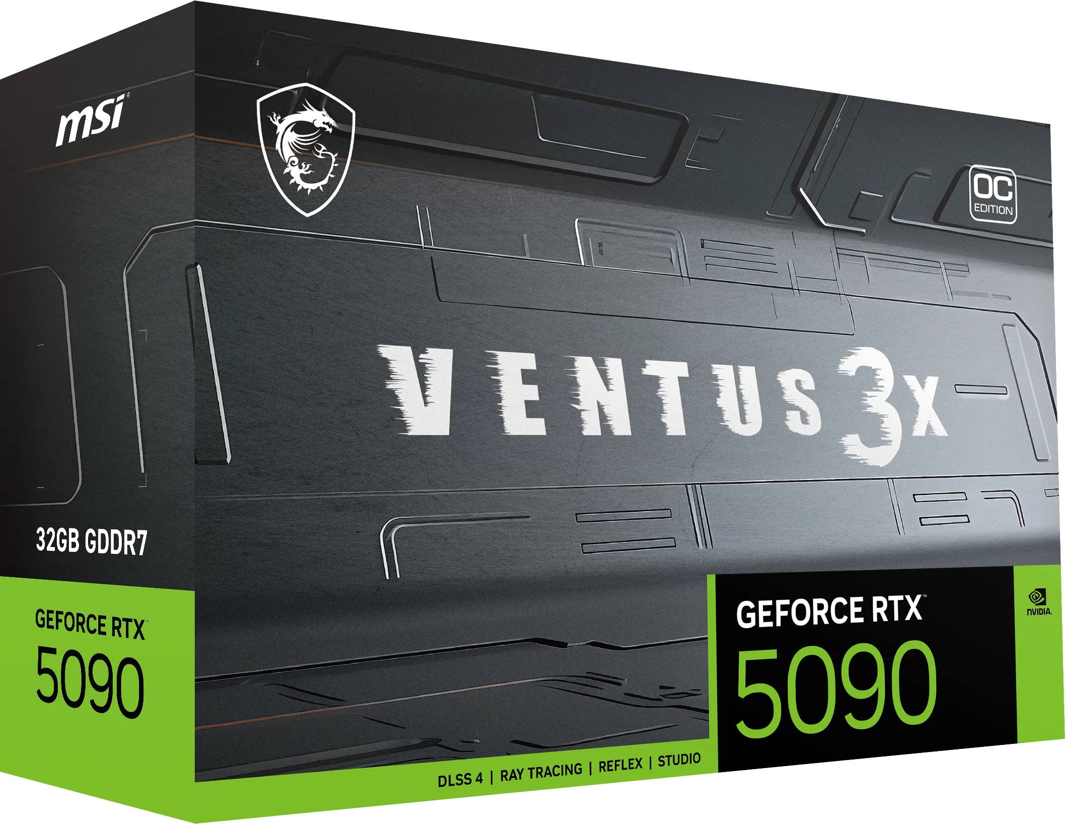 MSI VENTUS GEFORCE RTX 5090 32G 3X OC scheda video NVIDIA 32 GB GDDR7